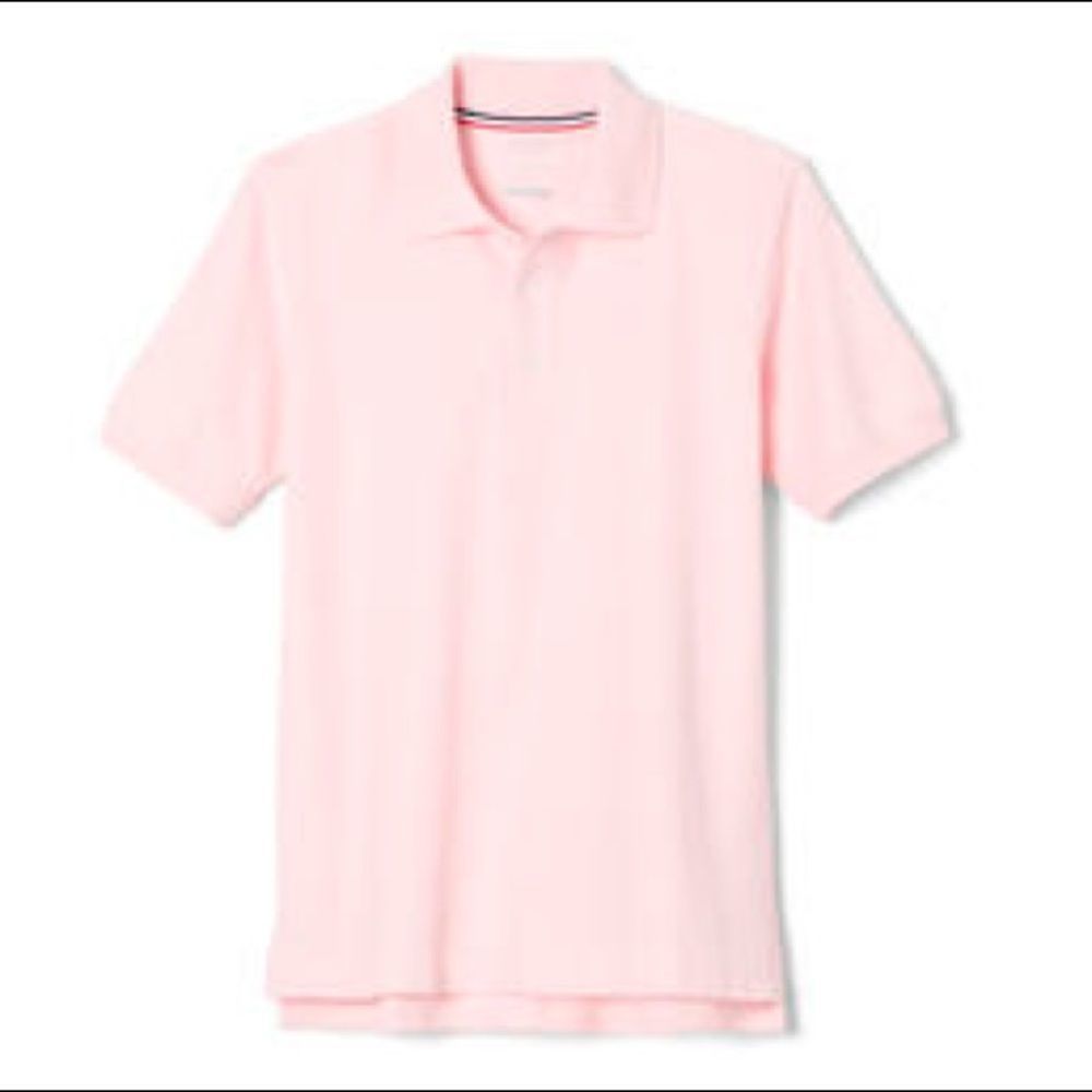 French Toast Pink Polo Shirt School Medium NWT